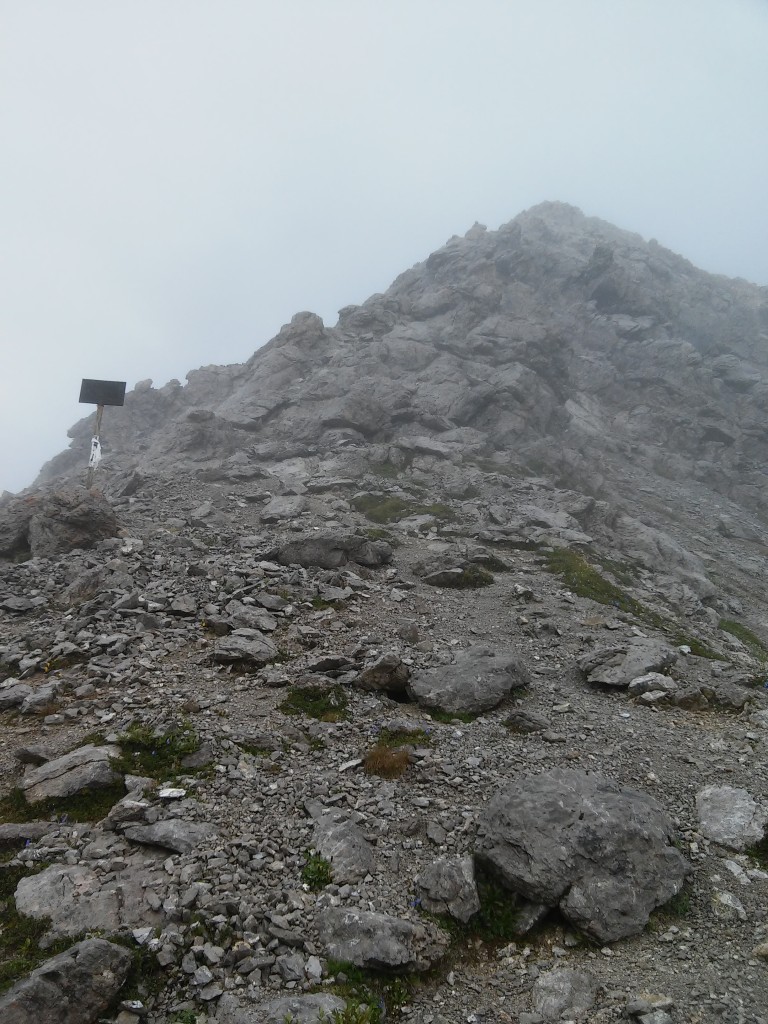 Rauerkopfscharte - Grenze zwischen Vorarlberg und Tirol